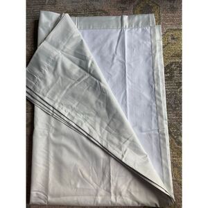 Room Essentials White Blackout Curtain Panel Set